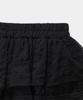 Lupeon Frill Cancan Skirt [Black]