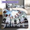 Copenhagen Football Club Pattern Bedding Home Decoration Birthday Gift (1 * duvet cover + 2 * pillowcase, without core)