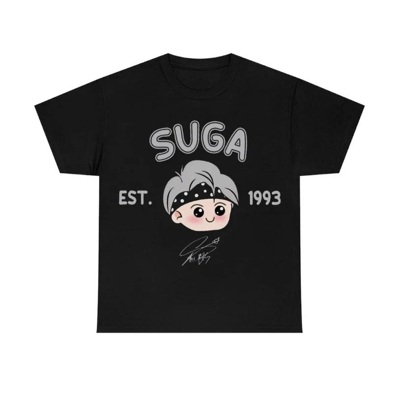 Suga BTS Chibi Shirt, Cute Suga Chibi Agust D Tshirt S