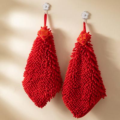 Pulisci salviette per le mani Cordino per la pulizia Riutilizzabile Adorabile coniglio festivo Asciugamano per bambini in ciniglia Accessori per il bagno