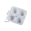 Hemisphere Gem Epoxy Mold for DIY Jewelry Craft Making with Screw Ring Kit