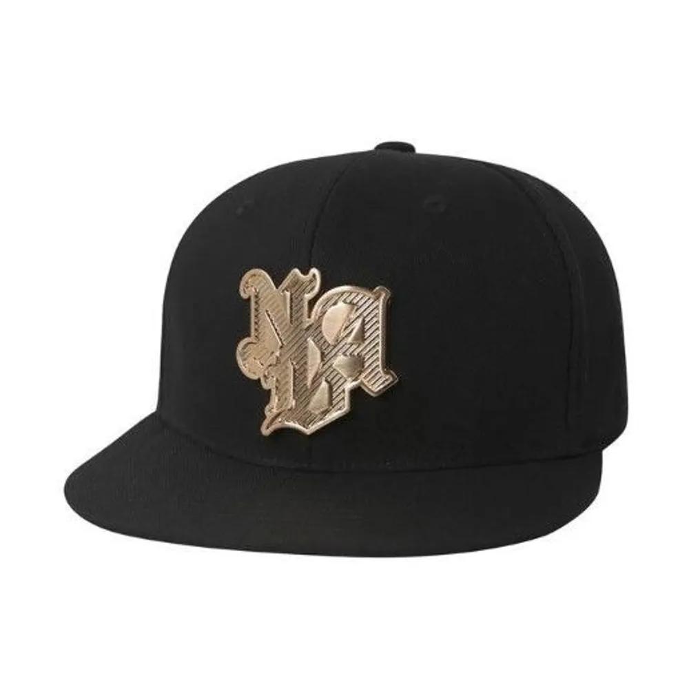 Unisex NBA Monogram Big Metal Snapback N265AP612P black