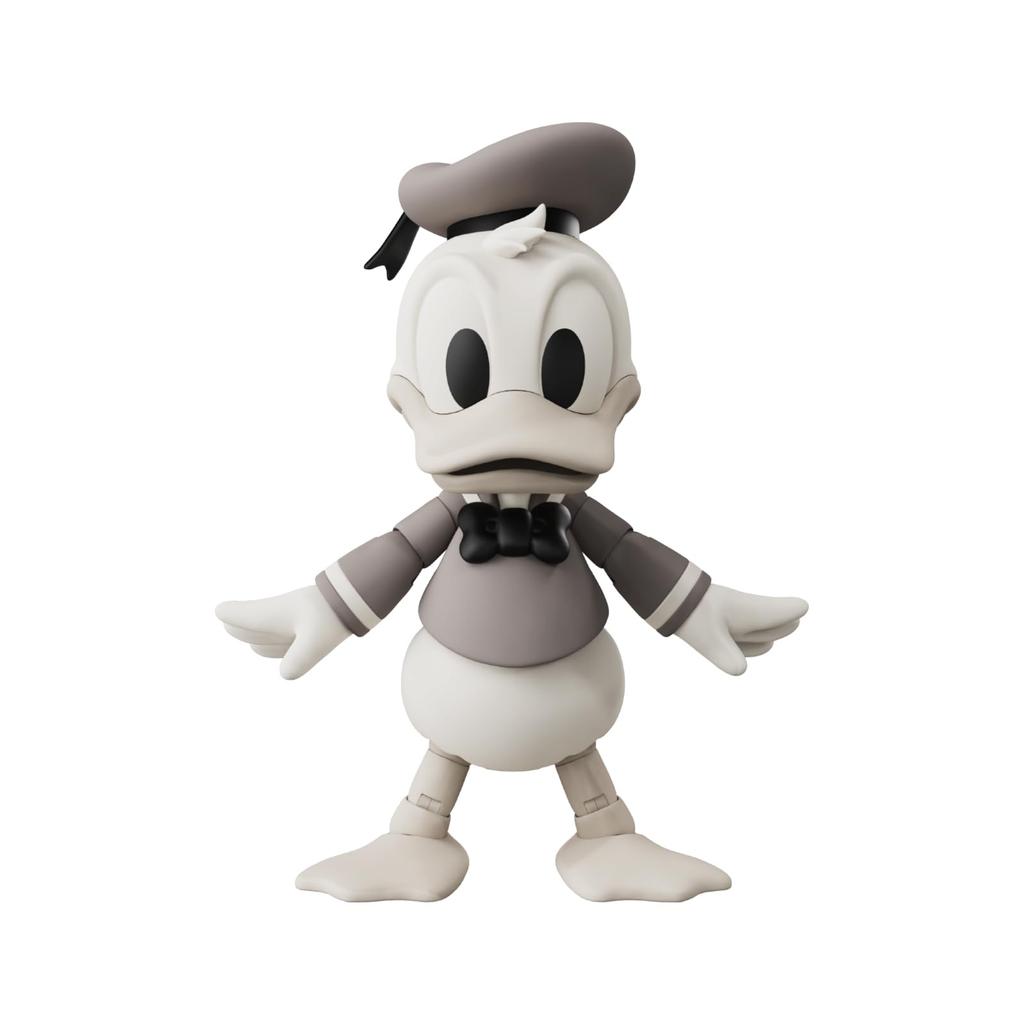 52TOYS 3.75" Series Mickey and Friends [Donald Duck 90] Monotone Color Ver. 90th Anniversary Edition 3.75-inch (approximately 10cm) Highly