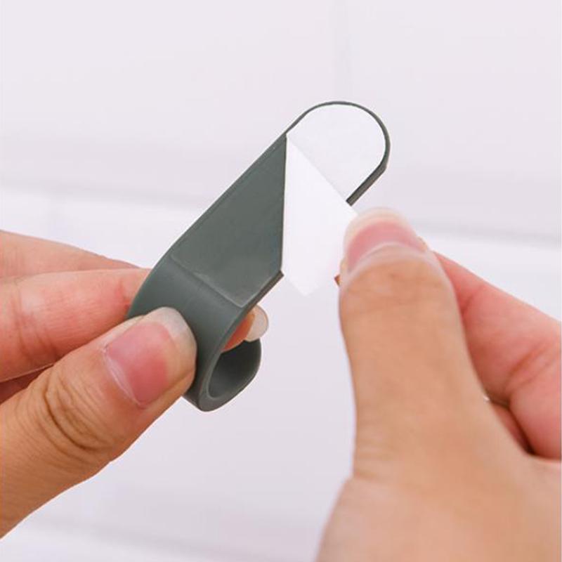20/4 buc. Cârlig pentru prosoape Umeraș pentru ușă din plastic Umeraș de perete autoadeziv Rafturi pentru pălării Umeraș pentru chei Organizator de perete Decor Suport pentru chei