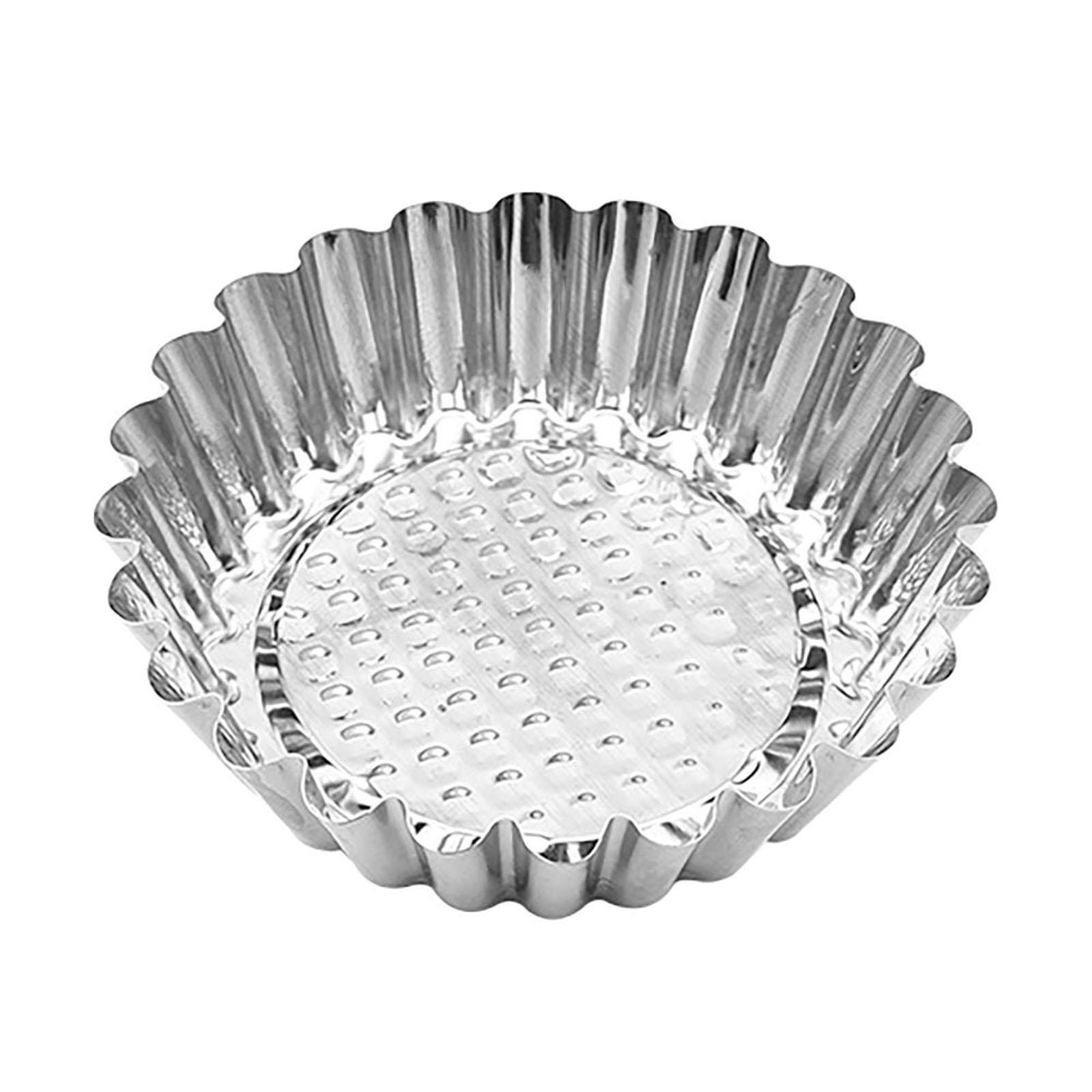 

Форма для тарталеток из нержавеющей стали с антипригарным покрытием Форма для пирогов Форма для кексов Яичный тарт Форма для выпечки тарталеток Форма для кексов Пицца Формы для выпечки