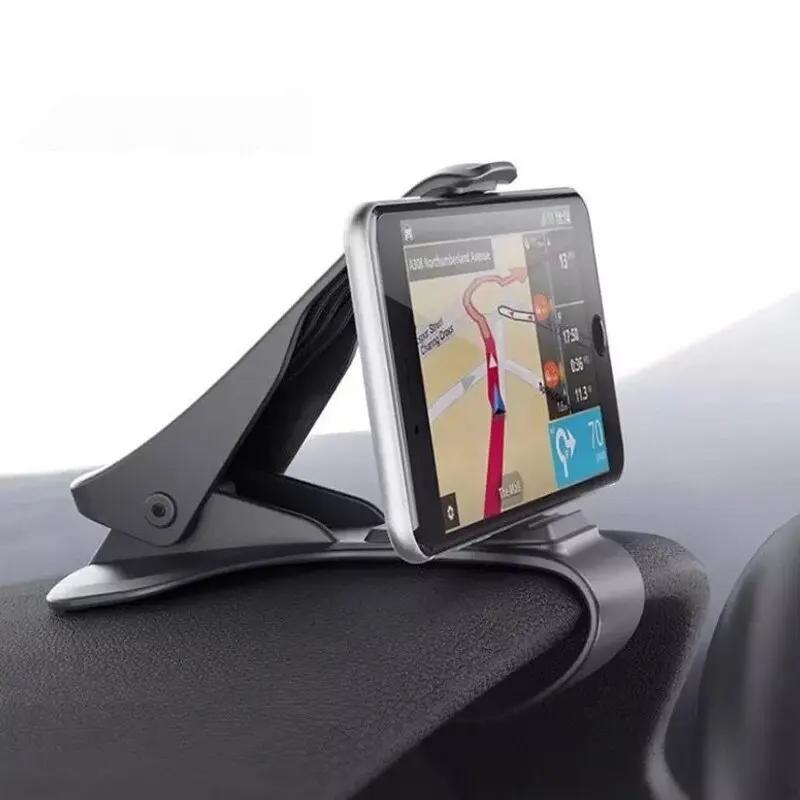 Univerzální držák mobilního telefonu do auta, snadno upevnitelný klip, stojan, multifunkční univerzální držák na palubní desku GPS navigace