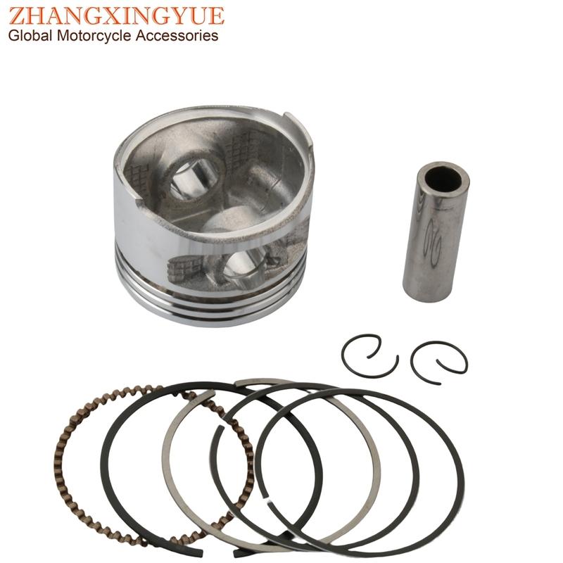 Motorcycle 57mm Piston Kit For Piaggio Fly 125 Liberty Zip Typhoon 125cc 2V 4T Scooter Engine Parts