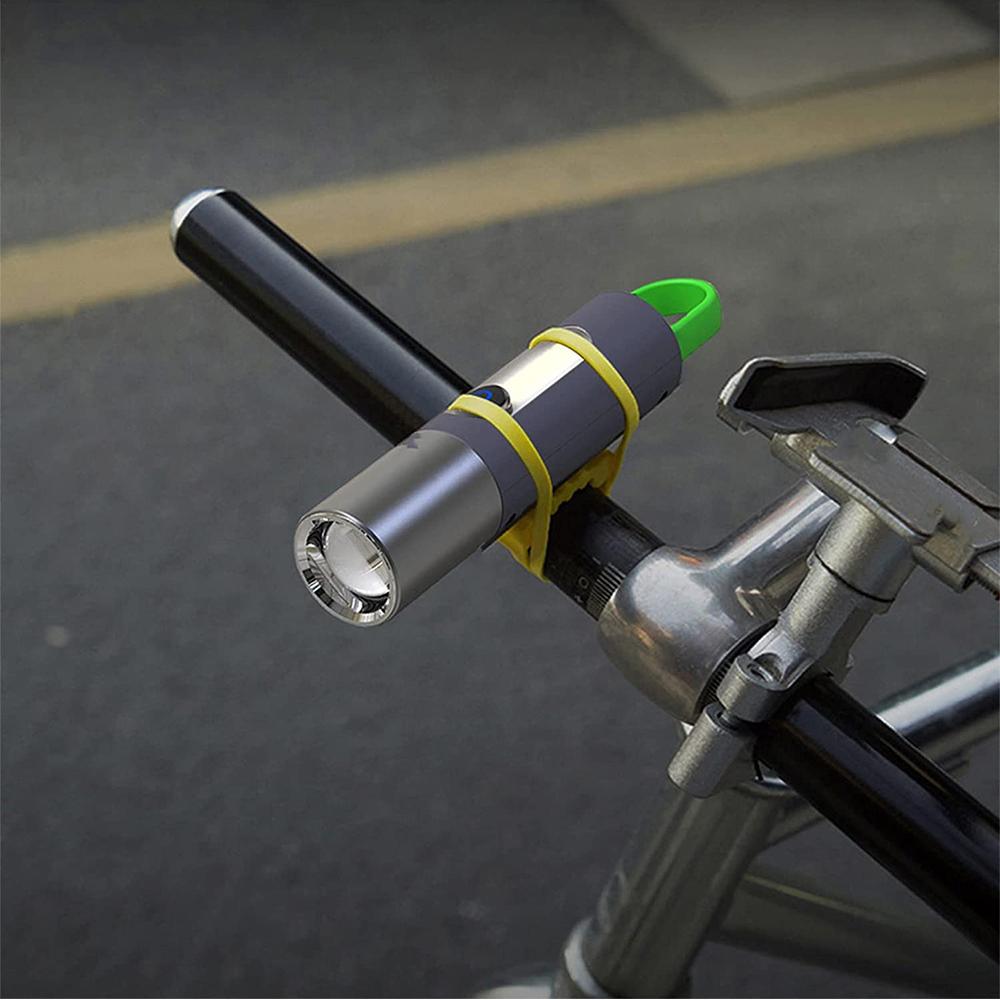LED Rechargeable Tactical Laser Flashlight 4 Modes 1800mAh for Emergency Camping