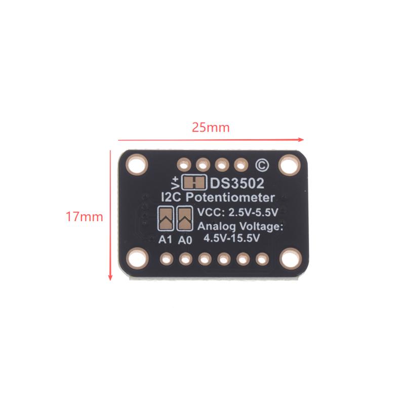 4286 Digitales Potentiometer Ds3502 I2C Digitales 10K Potentiometer IC Hochspannungs-Entwicklungsplatine