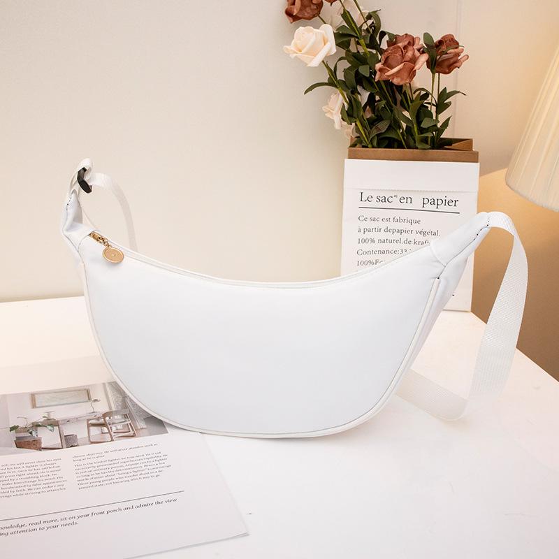 Simple and wide-brimmed new women's fanny pack versatile fashion single shoulder messenger casual women's bag