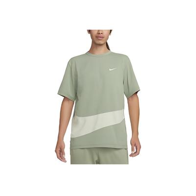 Dri-FIT UV Hyverse Logo Print Rundhals Sport Kurzarm T-Shirt Herren Tops Ölgrün FB8579-386