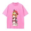 The Quintessential Quintuplets Miku Graphic Tshirt Men Women Clothing Short Sleeve Cotton T-shirts Washed Tee Harajuku T Shirt