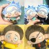 New 10cm Rick And Morty Plush Pendant Cute Mini Cartoon Stuffed Doll Keychain Toy Game Peripheral Gifts
