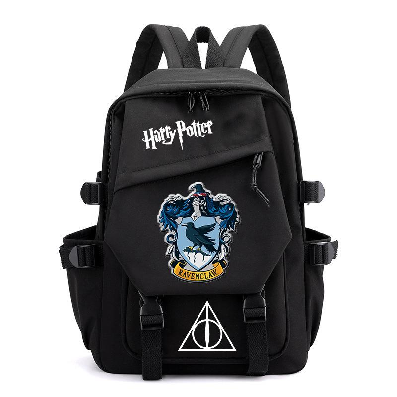 Mochila Bolso Escolar Mochila Casual para Estudiantes Hombres Mujeres Estilo Hogwarts Gran Capacidad Mochila de Viaje
