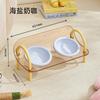 Dopamine Cat Bowl Neck Support Pet Food Dish Anti Spill Double Bowl Pet Supplies Hot Sale
