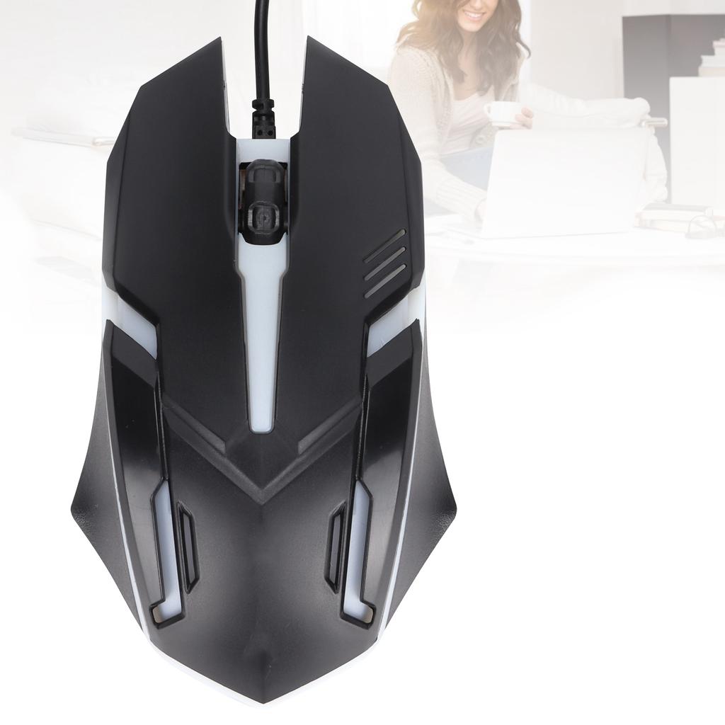 Wired Mouse USB Port Gaming   Business Luminous Optical Computer Accessories