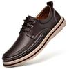 Casual Business Shoes Genuine Leather Men Oxfords Shoes Handmade Italian Mens Luxury Brand Moccasins Leisure Male
