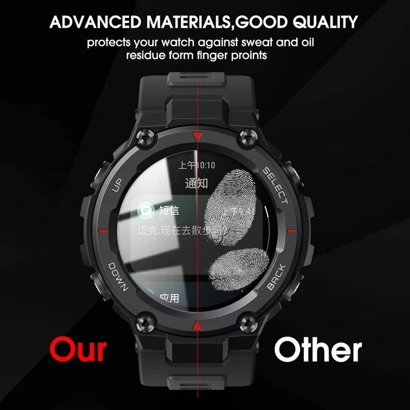 For Amazfit t rex3 Screen Protector Fim Tempered Glass Cover For  Amazfit t rex3 Clear HD Protective Films Replaceable Accessory