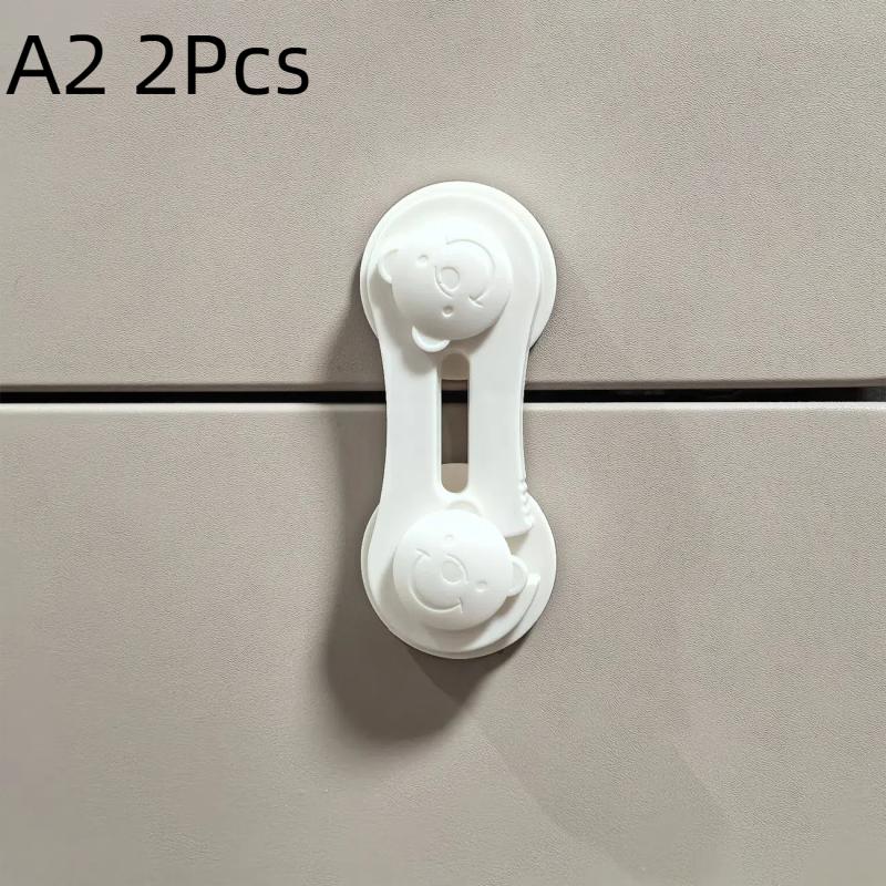 1/2/5Pcs Baby Safety Locks Cabinet Locks Room Locks Drawer Locks Anti-Pinch Folio Locks Safety Protection Products