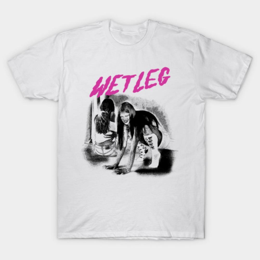 Wet Leg Music Festival High Quality Printed Cotton Tshirt Unisexs Clothing and Womens Clothing  Summer New T Shirt Fan Gifts