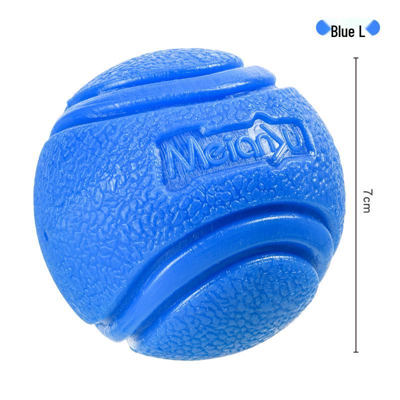 Meianju Dog Chew Ball: Durable Rubber Toy for Fetching and Biting