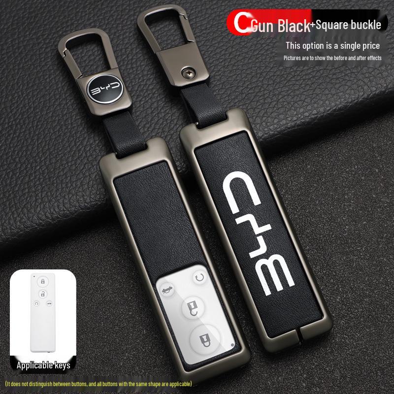 Premium Metal Key Case Cover for BYD G5/G Five (2016-2018 Models)