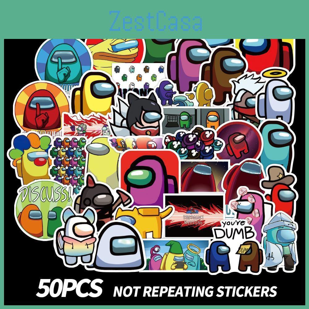 Game 50pcs Stickers Waterproof Pvc Luggage Laptop Mug Bikes Diy Decals