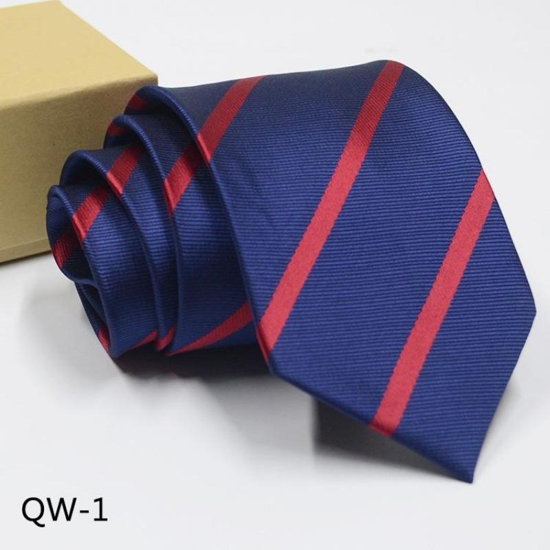 Men'S Dress Business Casual Professional Groom Wedding Best Man Striped Jacquard Fine Gentleman Men'S Premium Tie