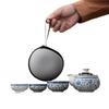 Yuzhuxun Chinese Ceramic Travel Tea Set