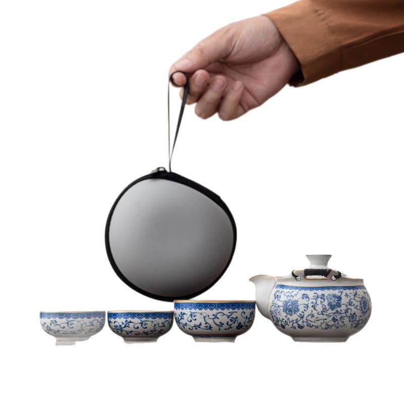 Yuzhuxun Chinese Ceramic Travel Tea Set