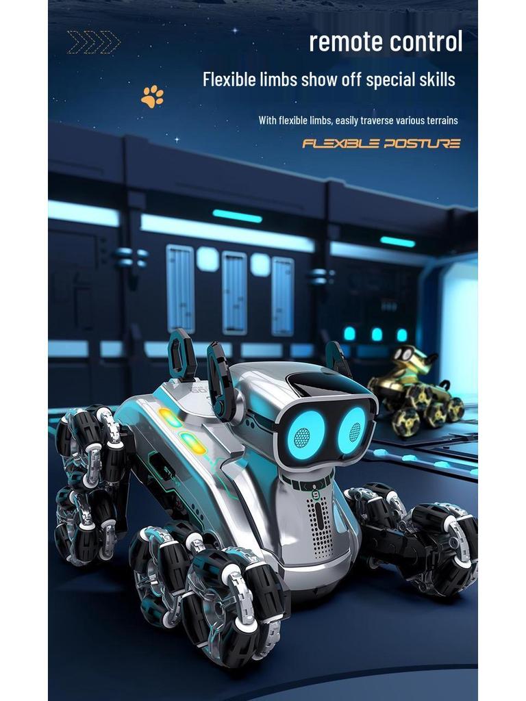 Interactive Gesture-Controlled Robot Dog Toy for Kids