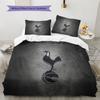 Tottenham Hotspur Football Club Pattern Bedding Quilt Set  Home Decoration  Gift (1 * duvet cover + 2 * pillowcase  without core)