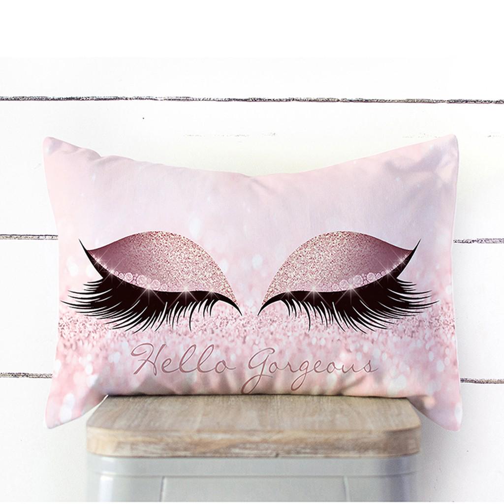 Ramidos Eyelash Out Soft Velvet Putetrekk 30x50cm Cases Cases