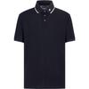 SS24 Striped Logo Jacquard Straight Casual Short Sleeve Polo Shirt Men Polo Shirts Black 6D1F65-1JTKZ-00B9