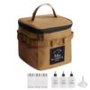 Set di Bottiglie per Condimenti SUNDICK con Borsa Portaoggetti Bottiglie per Spezie da Campeggio all'Aperto Portatili Multifunzionali Leggere per Campeggio Picnic