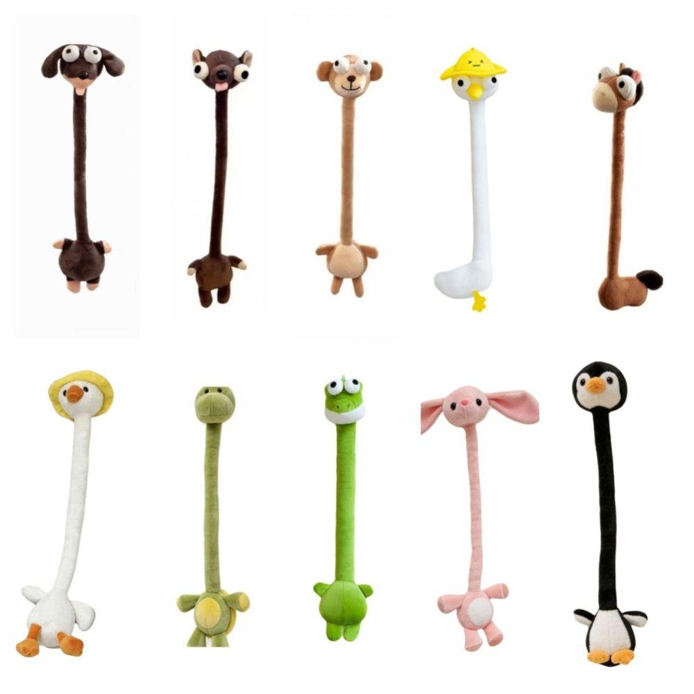 White Color Long Neck Animal Plush Pendant Cute Style Cartoon Plush Pendant Gift For Girls