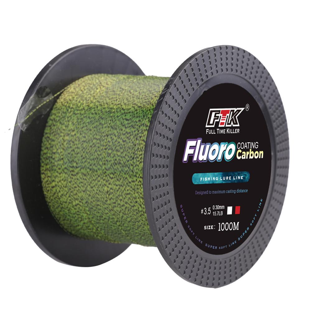FTK Spotted 1,000-Meter Camouflage Nylon Line, Color-Changing Fishing Line, Abrasion-Resistant Main Line