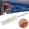 1/2Pcs Quick Release Fishhook Extractor with Protective Sleeve Safe Deep Throat Design Fish Hook Remover Tools