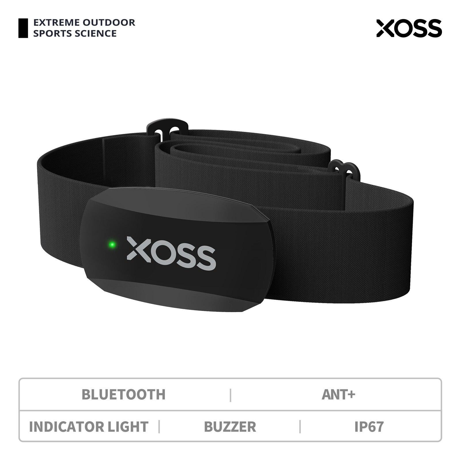 

XOSS X2 Chest Strap Heart Rate Monitor for Cycling, Running, Hiking, Bluetooth ANT+ Wireless Health Fitness Smart Bicycle Sensor X2 Heart rate sensor