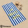La Dolce Vita Stripe Soft Portable Travel Towel Unisex Ultra Lightweight Microfiber Oversized Sand Free Quick Dry Beach Towel