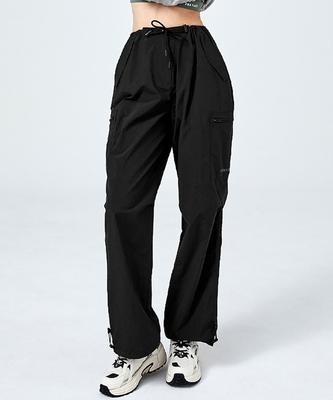 XEXYMIX Comfort Utility Cargo Wide Pants Black Xfk1Pp1102
