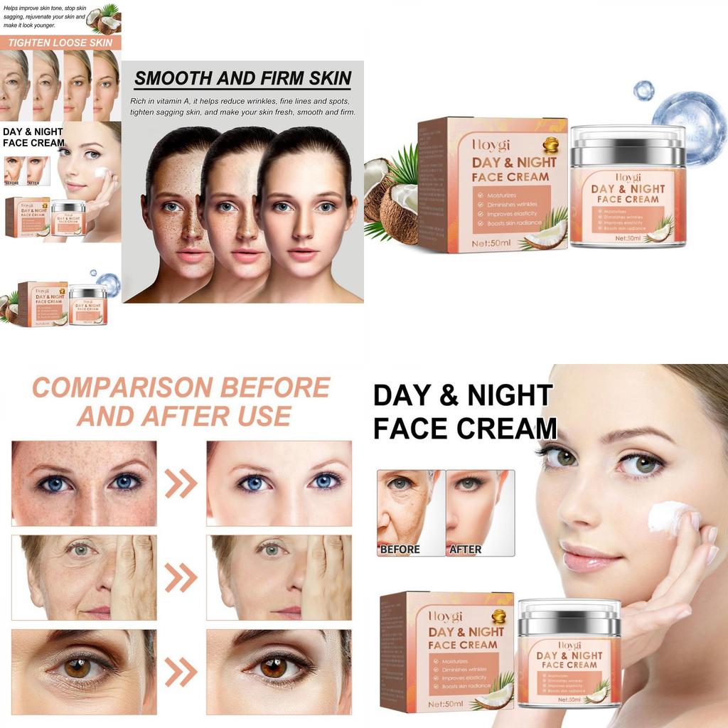 Hoygi Firming Face Cream For Reducing Fine Lines And Dark Spots With Whitening Hydration