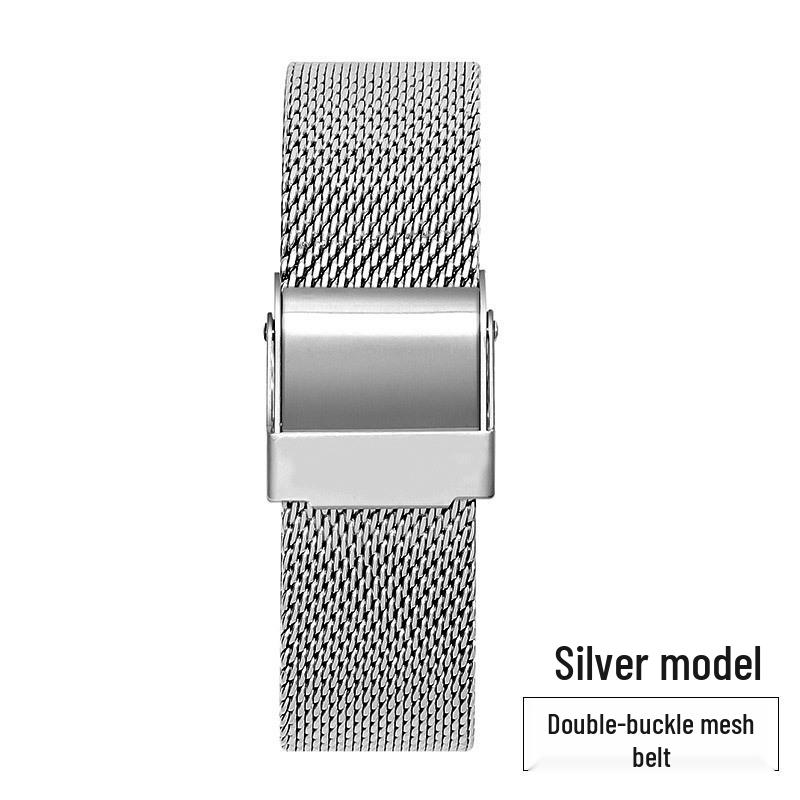 Stainless Steel Milanese Mesh Watch Band with Hook Buckle – Fine Steel Accessory