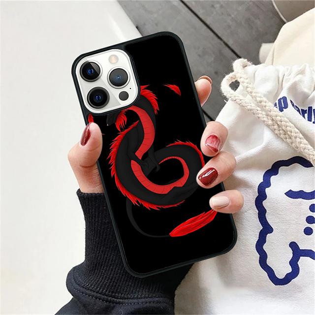 

Чехол для телефона Красный Дракон Для iPhone 17 Air 16 15 14 Plus apple 16 11 12 13 Pro Max coque iPhone 13