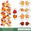 1.7m Red Autumn Maple Leaves Creative Fake Autumn Vines Artificial Maple Garland  Halloween Decor