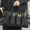 Portable Heavy Duty Tool Bag Soft Handle Large Capacity Tool Kit Wear-resistant Thickened Tool Storage Bag For Mechanics