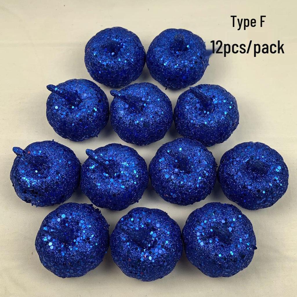 Halloween Foam Pumpkin Set, 5.5cm, 16-Pack - Ideal for Photography, Display, or Decoration.