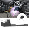 Motorrad Diebstahlsicherung Helmschloss Linke Seite Passend für CBR400R CBR500R CB500F(Schwarz )