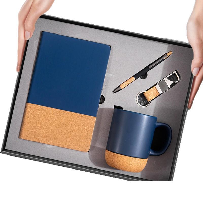 Business Gift Set: A5 Notebook, Notepad, Pen, Keychain, Mug