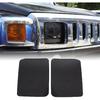 Película Tintada para Farol Yinanlutos Compatível com Hummer H3 2005-2009 Película Decorativa Protetora para Farol Dianteiro Decalque Acessórios Externos para Carro TPU